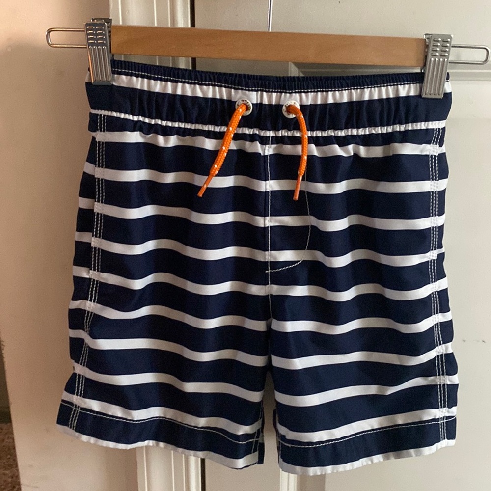 GAP Kids 100% Recycled Polyester Printed Swim Trunks